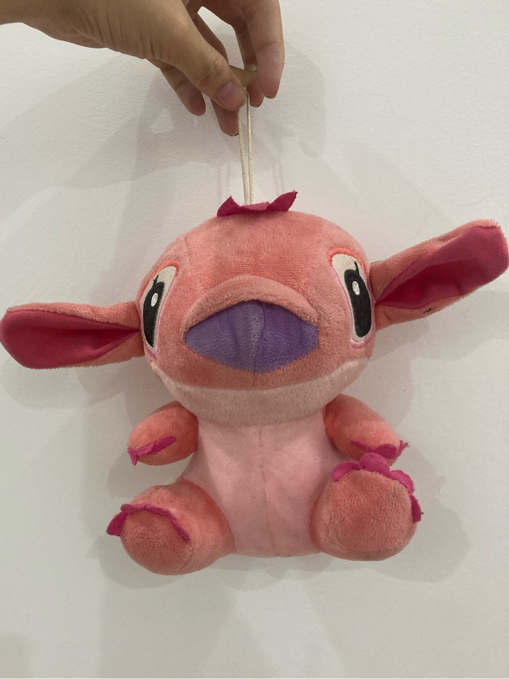 Cute Pink Alien Plush Hanging Toy - Soft Stuffed Animal